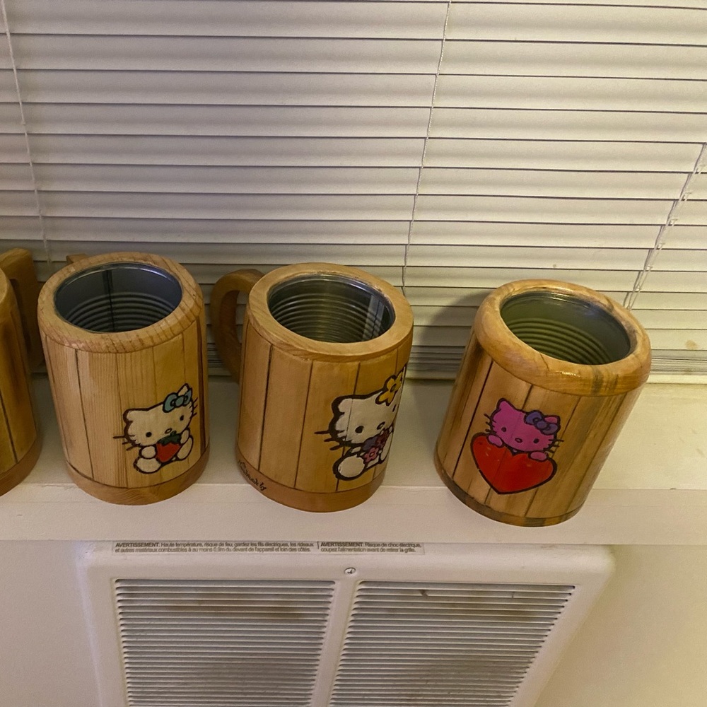 Hand made wood tarros